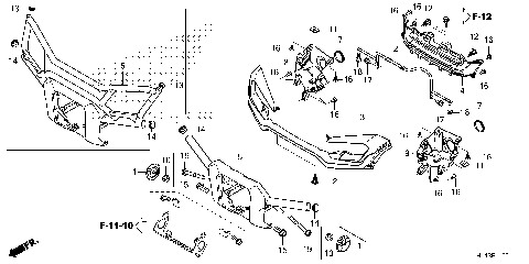 FRONT GRILLE@FRONT BUMPER