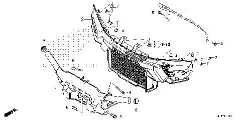 FRONT GRILLE@FRONT BUMPER
