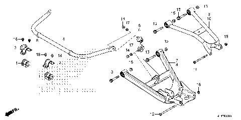 REAR ARM@REAR STABILIZER