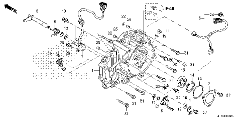 REAR CRANKCASE COVER