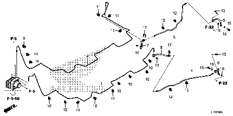 REAR BRAKE PIPE@REAR