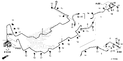 REAR BRAKE PIPE@REAR