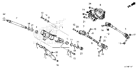 STEERING SHAFT@STEERING