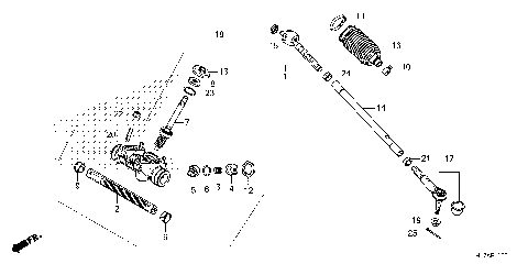 STEERING GEAR BOX@TIE ROD
