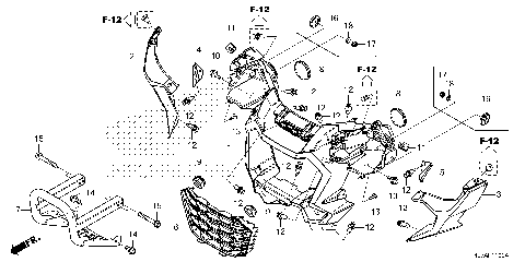 FRONT GRILLE@FRONT BUMPER