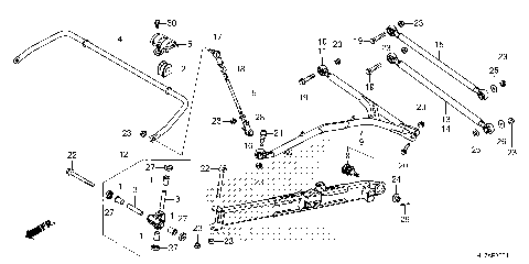 REAR ARM@REAR STABILIZER