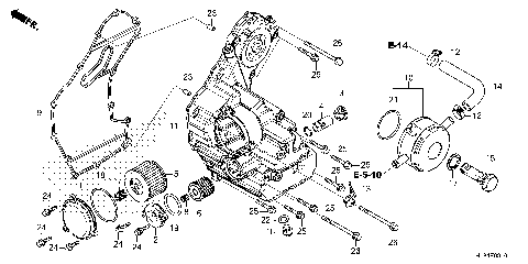 OIL COOLER@OIL TANK COVER