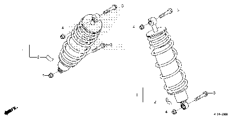 REAR SHOCK ABSORBER