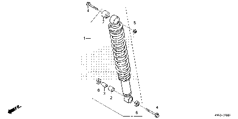 REAR SHOCK ABSORBER