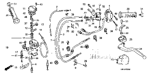HANDLE LEVER@SWITCH@CABLE
