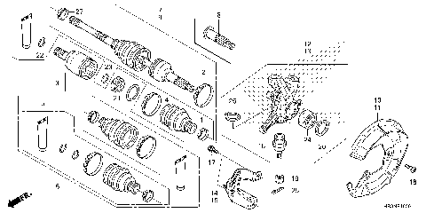 FRONT KNUCKLE@DRIVESHAFT