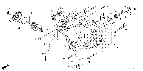 FRONT CRANKCASE COVER