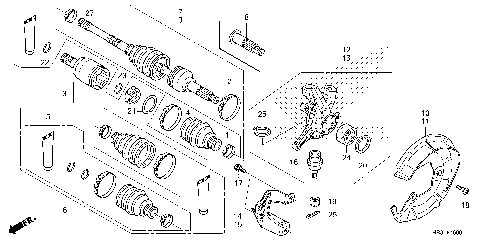 FRONT KNUCKLE@DRIVESHAFT