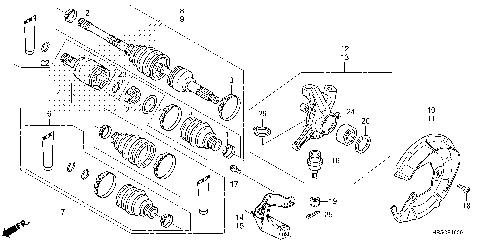 FRONT KNUCKLE@FRONT DRIVE