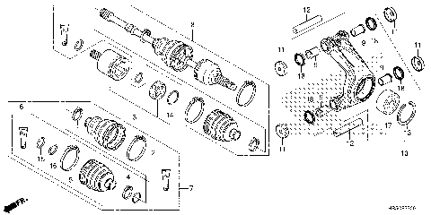 REAR KNUCKLE@REAR DRIVE