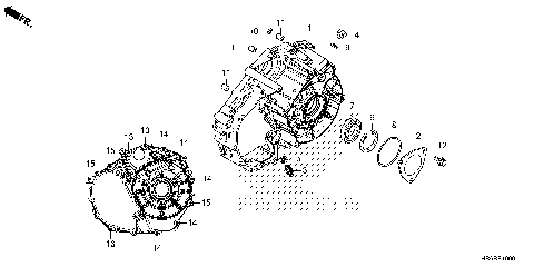 REAR CRANKCASE COVER