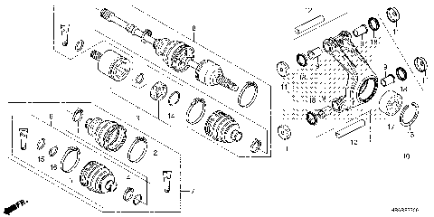 REAR KNUCKLE@REAR DRIVE