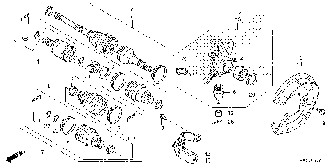 FRONT KNUCKLE@DRIVESHAFT