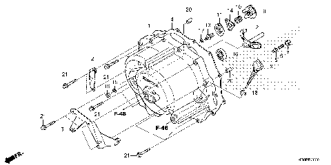 FRONT CRANKCASE COVER (1)