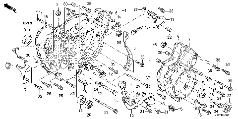 REAR CRANKCASE COVER