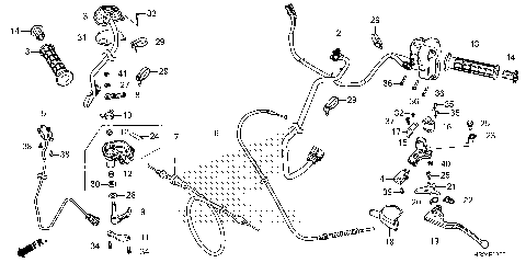 HANDLE LEVER@SWITCH@CABLE
