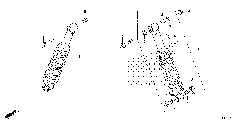 REAR SHOCK ABSORBER
