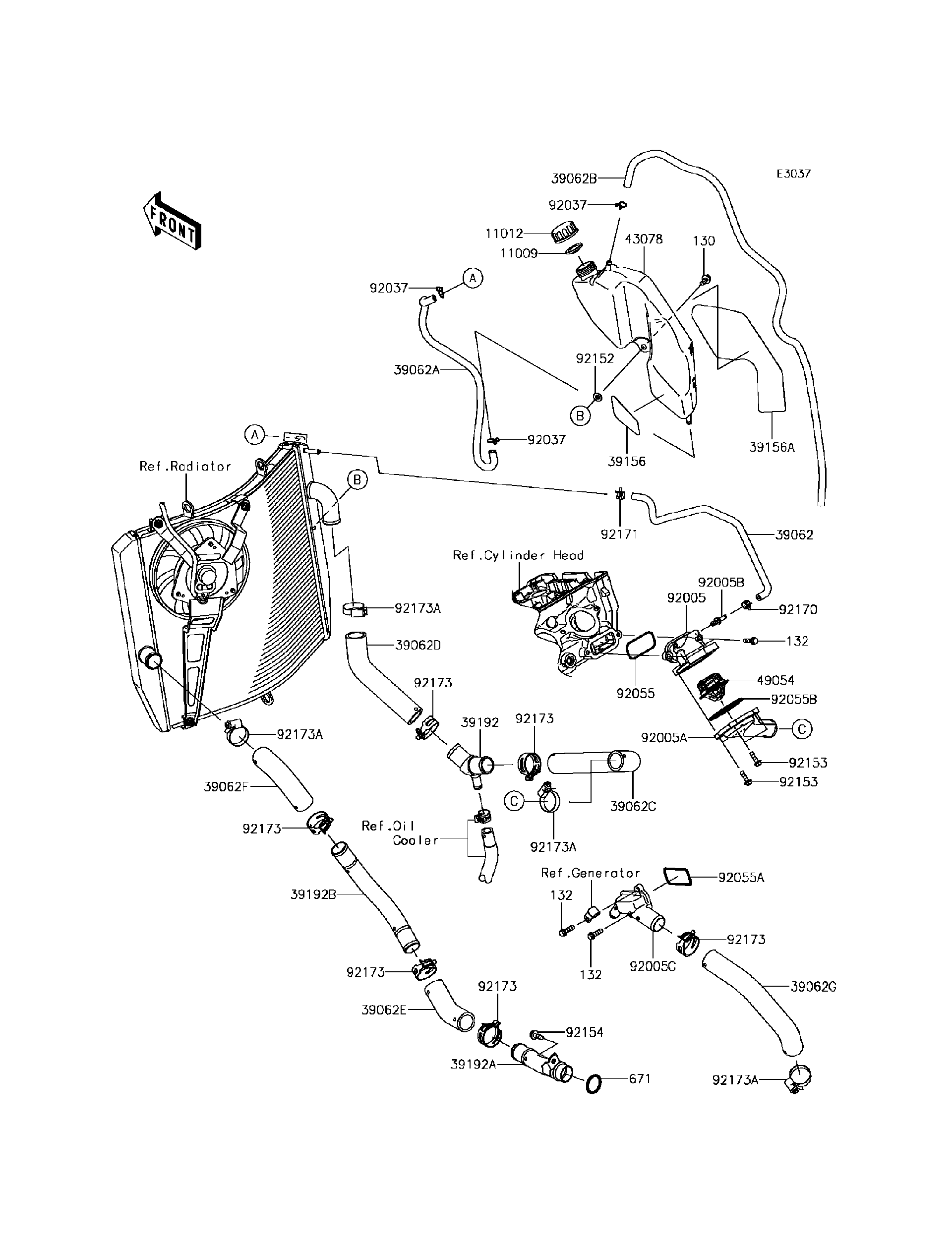 SHiNページ 2016 Kawasaki Motorcycles Parts-Finder Diagrams | Cities
