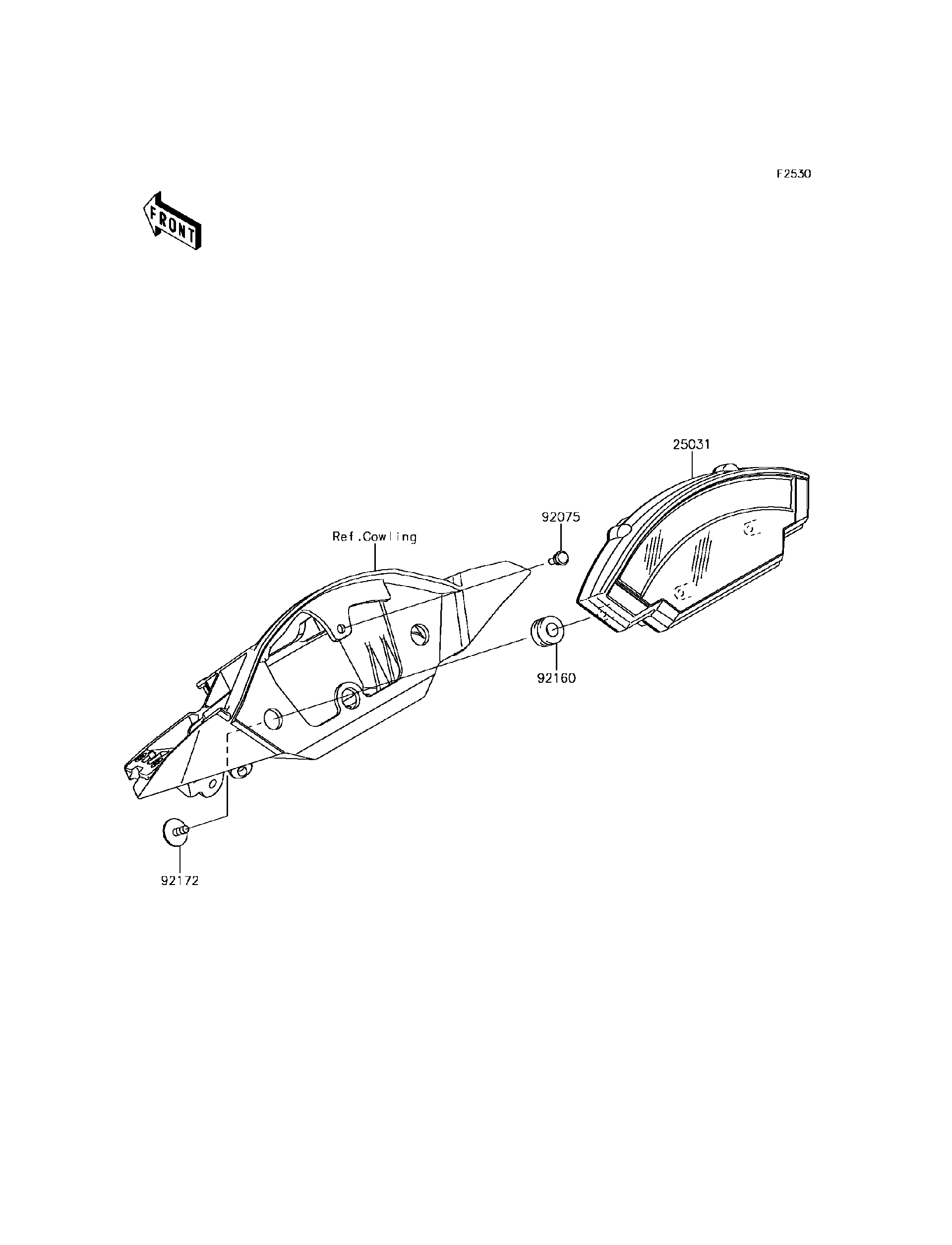 RARUページ 2016 Kawasaki Motorcycles Parts-Finder Diagrams | Brushy