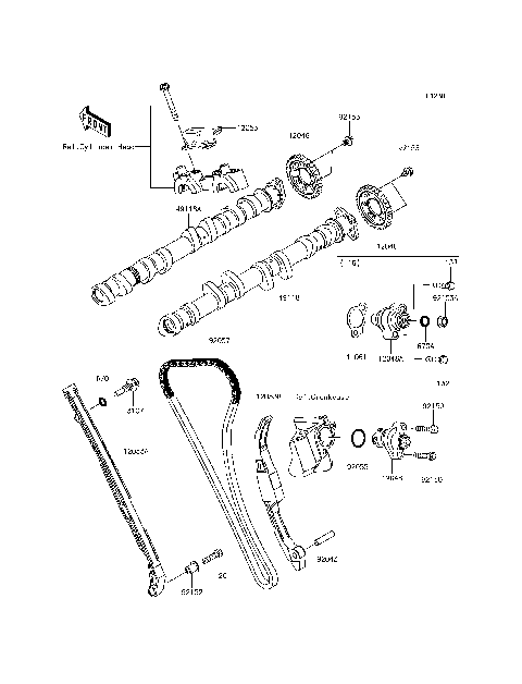 Camshaft(s)/Tensioner