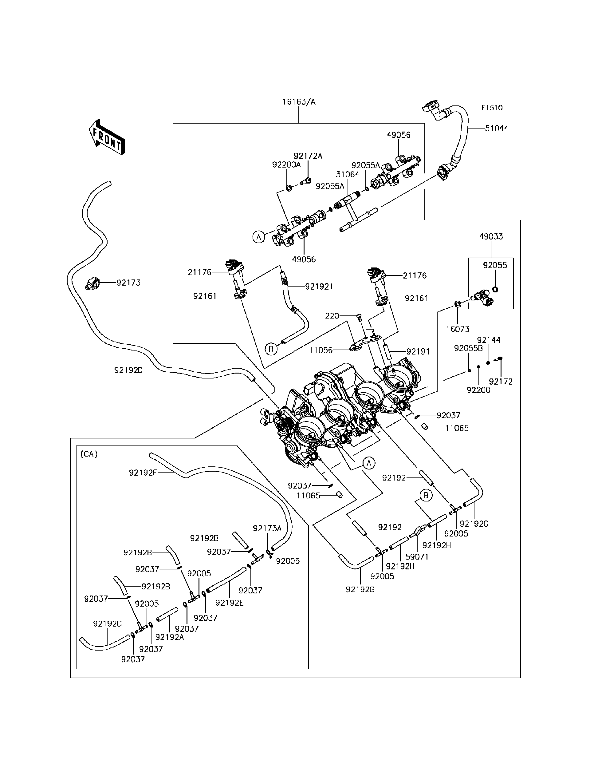 2016 Kawasaki Motorcycles Parts-Finder Diagrams | Sappington