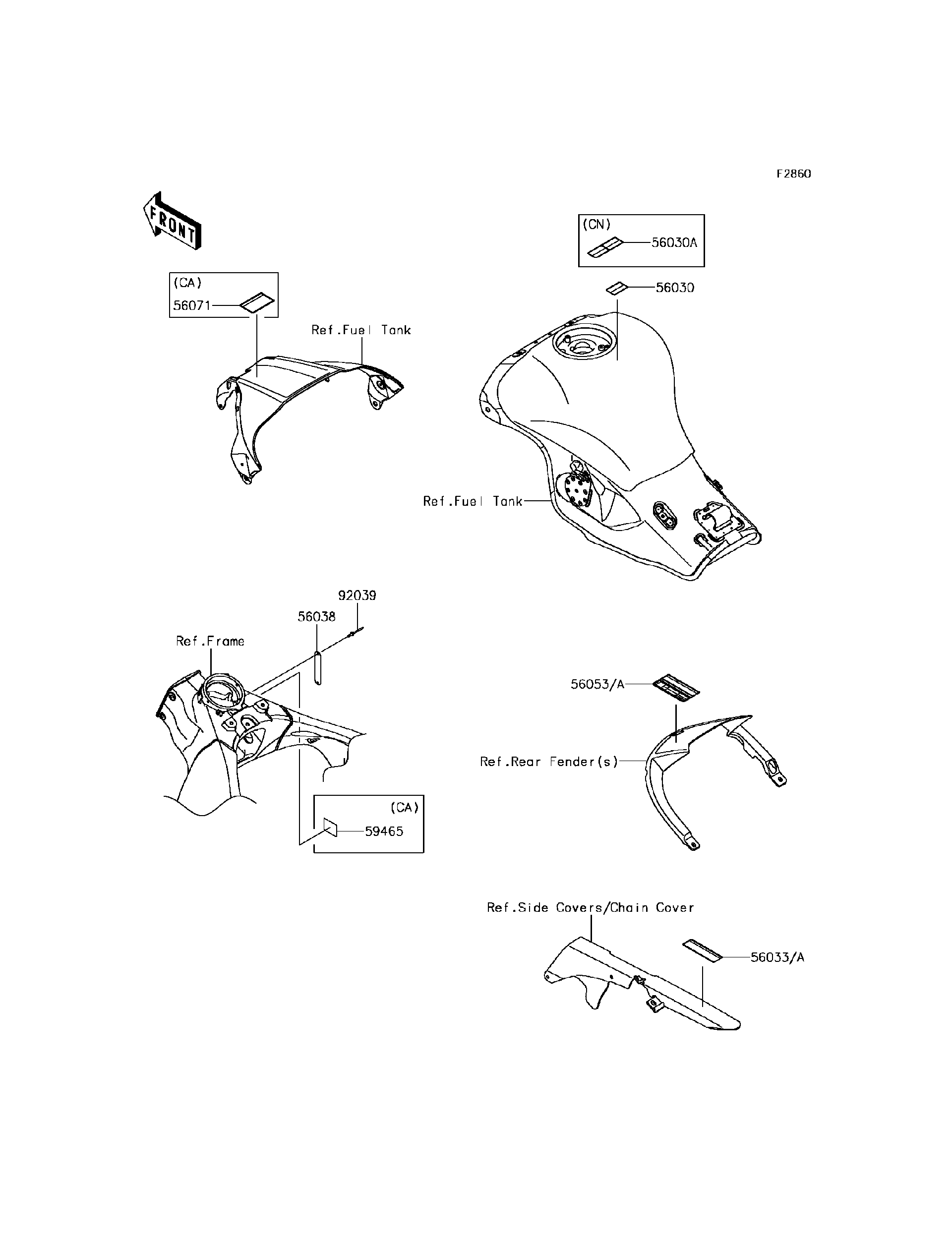 2016 Kawasaki Motorcycles Parts Fiche | Action Sports