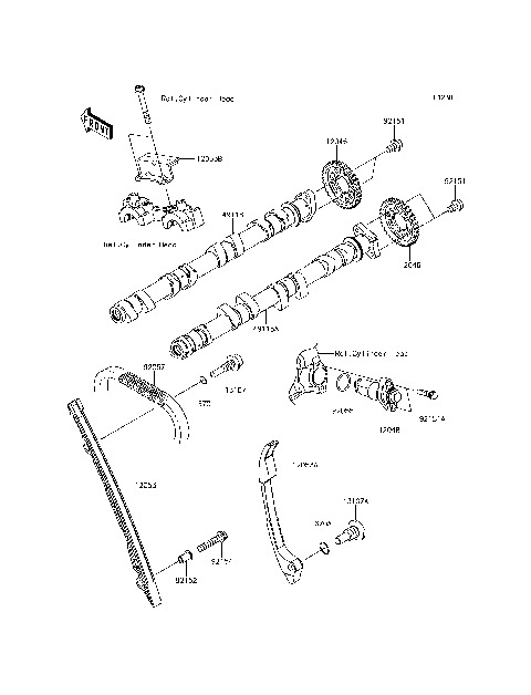 Camshaft(s)/Tensioner
