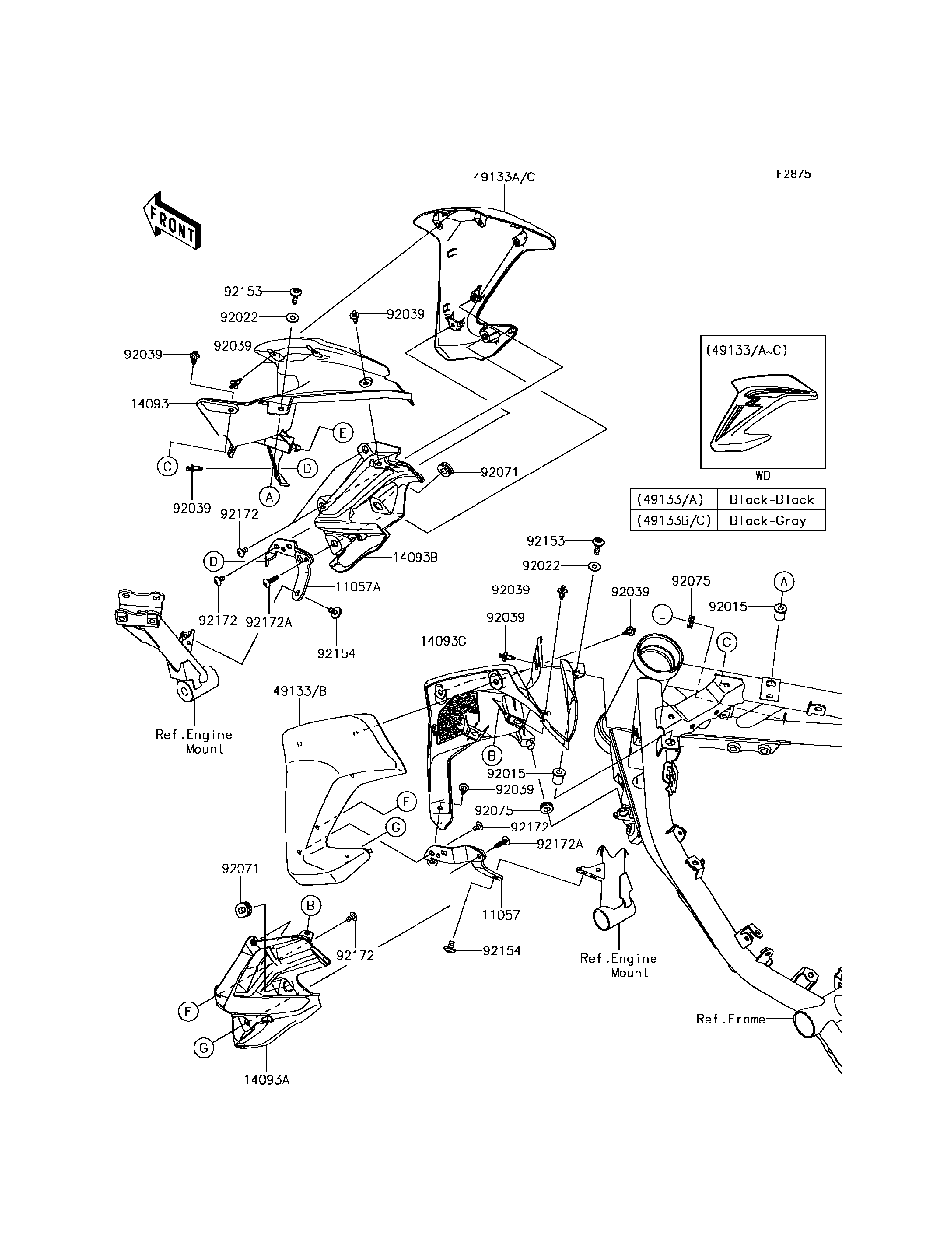 2017 Kawasaki Motorcycles Parts-Finder Diagrams | B&B