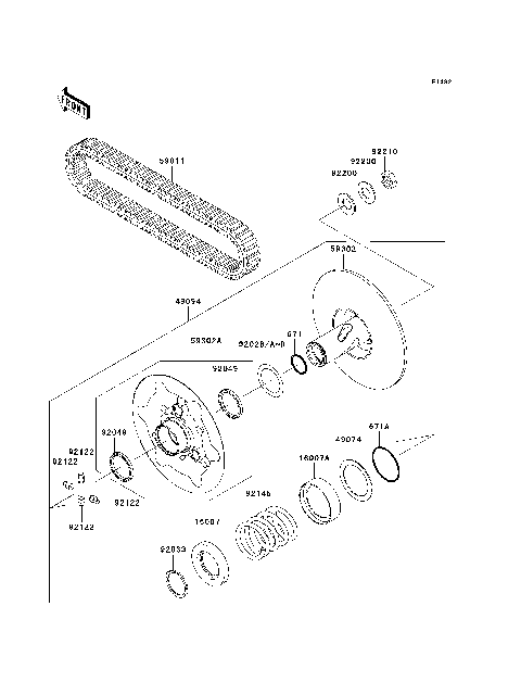 Driven Converter/Drive Belt