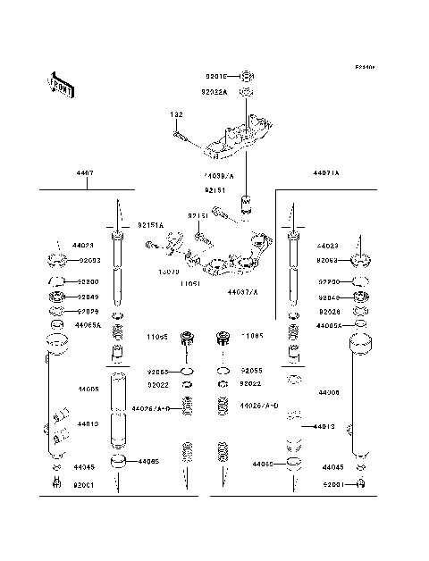 Front Fork(A7F-A9FA)
