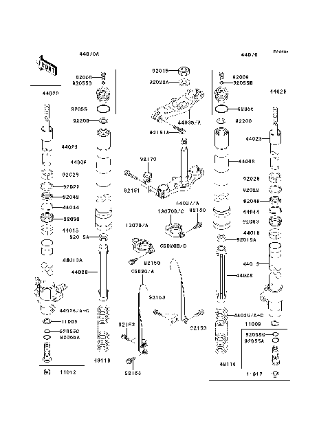 Front Fork(D7F-D9FA)