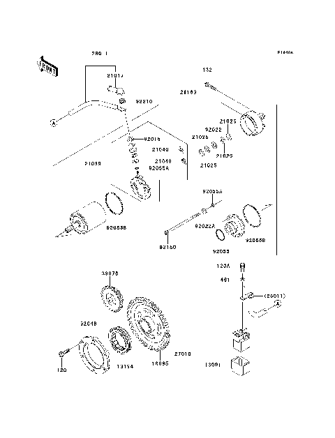 Starter Motor(B7F/B8F)
