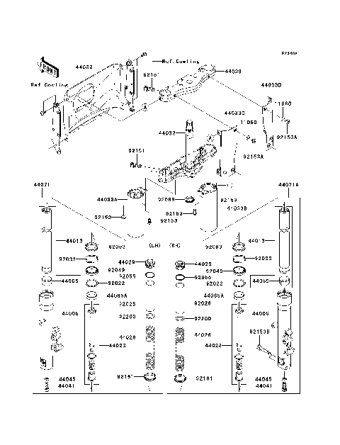 Front Fork(D7F/D7FA/D8F/D8FA)