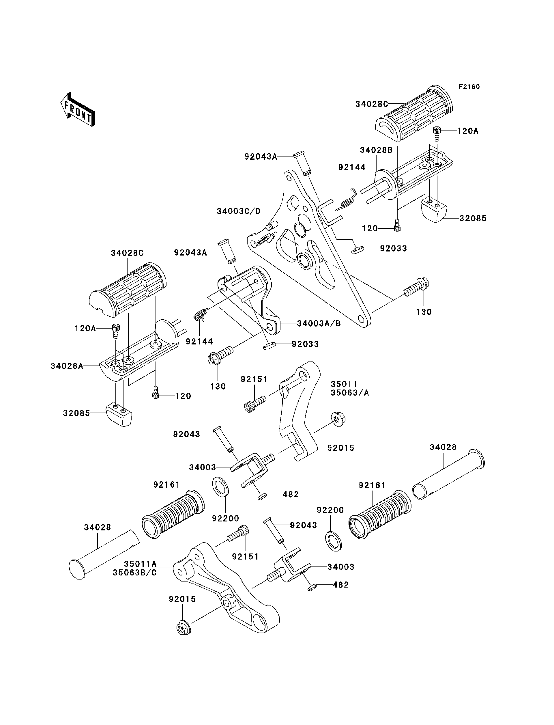 2008 Kawasaki Motorcycles Parts-Finder Diagrams | Factory