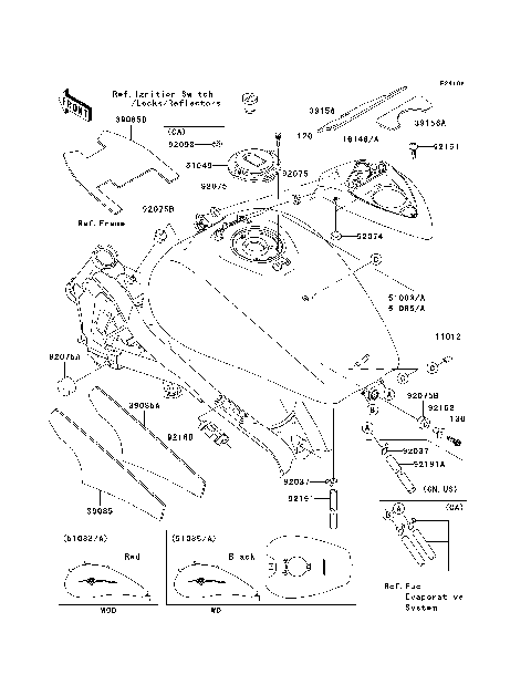Fuel Tank(5/5)(B8F/B8FA)