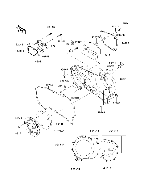 Right Engine Cover(s)