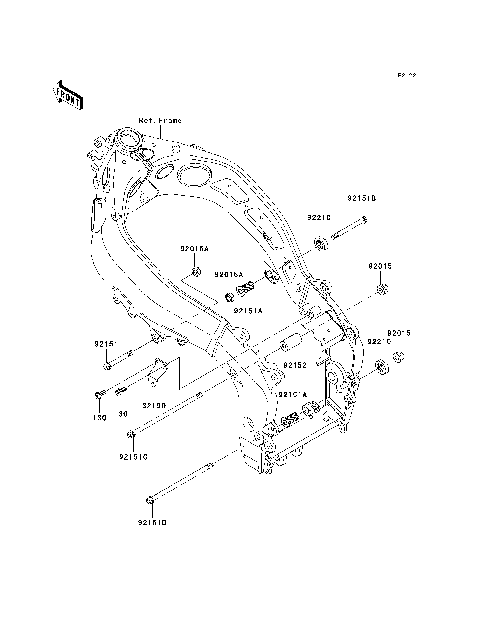 髑髏図 2006 Kawasaki Motorcycles Parts-Finder Diagrams | Cities
