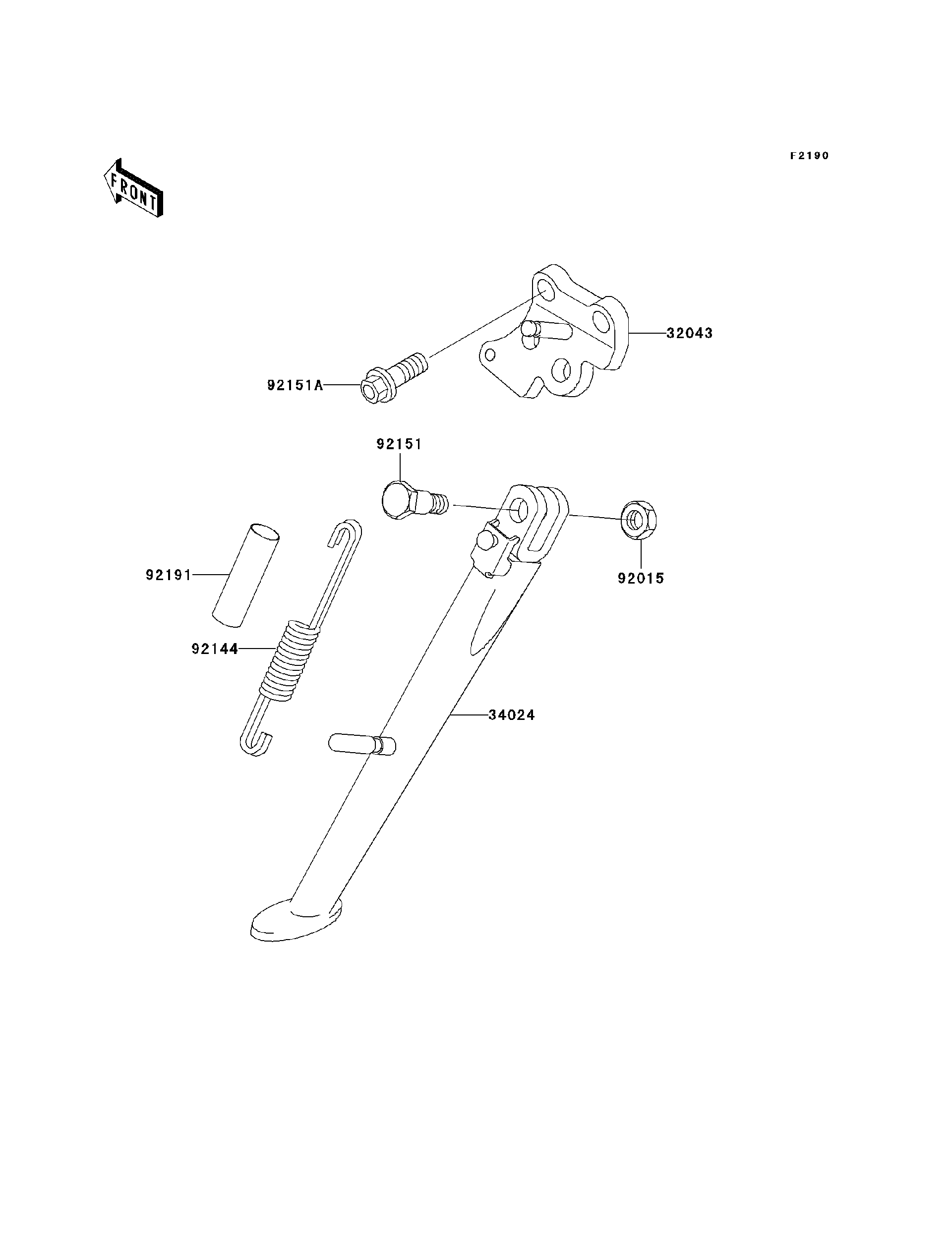 rページ 2006 Kawasaki Motorcycles Parts-Finder Diagrams | Brushy