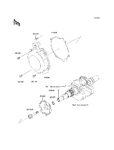 Recoil Starter(VF650AE640352-)