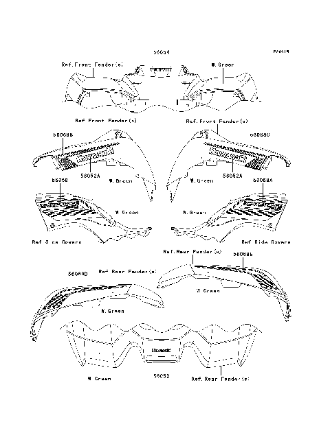 Decals(W.Green)(D9F)