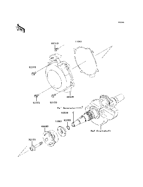 Recoil Starter(-VF650AE640351)