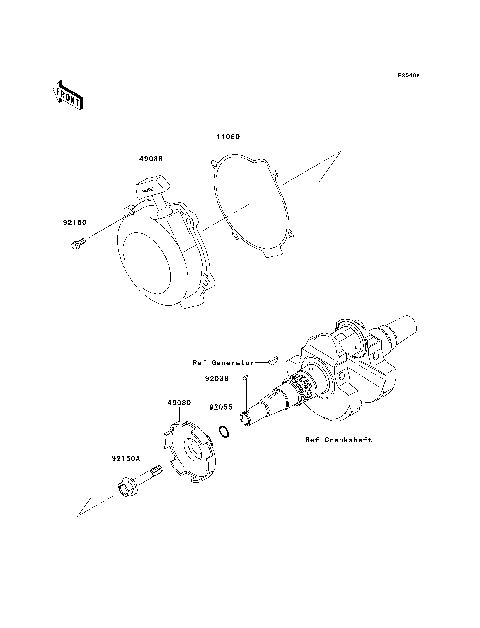 Recoil Starter(VF650AE640352-)