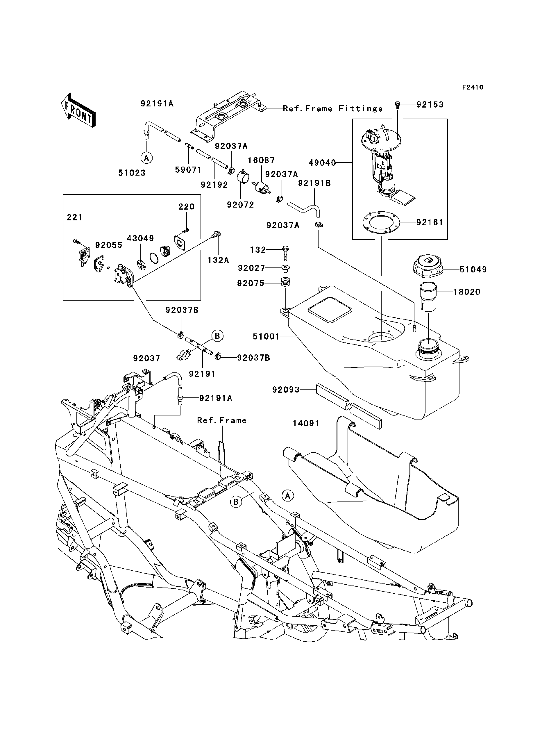 たんたかページ 2006 Kawasaki Motorcycles Parts-Finder Diagrams | Brushy
