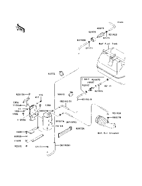 Fuel Evaporative System(CA)