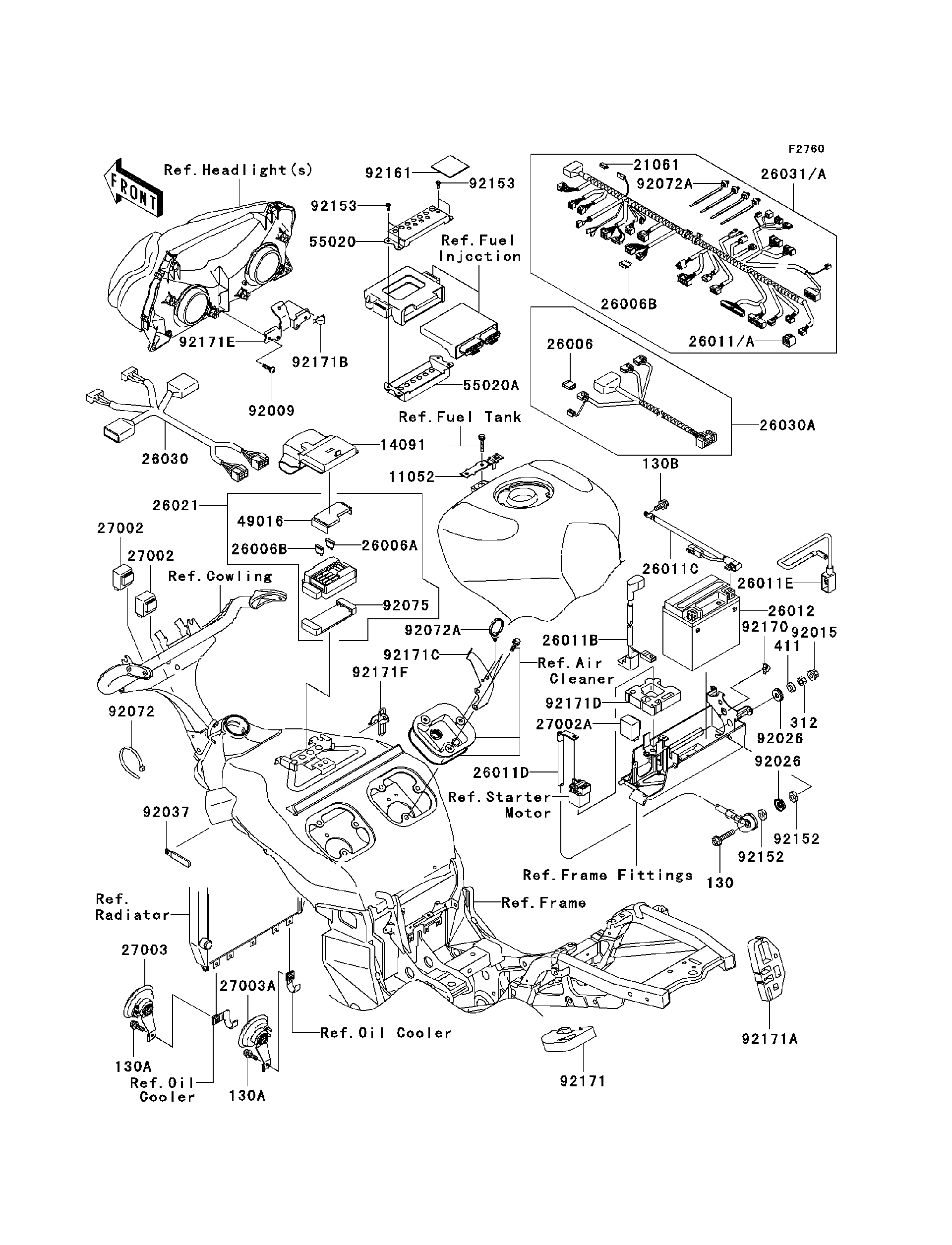 2006 Kawasaki Motorcycles Parts-Finder Diagrams | Cities